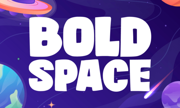 Bold Space Font - Featured Image