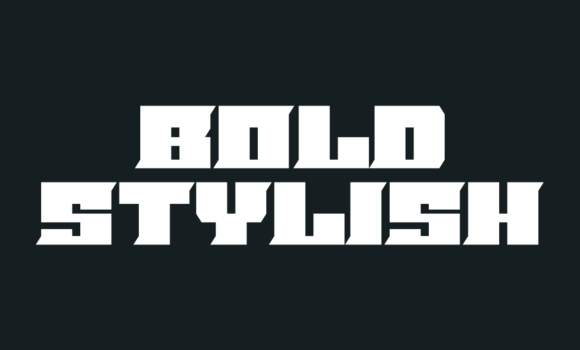 Bold Stylish Font - Featured Image