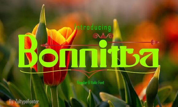 Bonnitta Font: Fonts Free Download Bonnitta Font - Featured Image