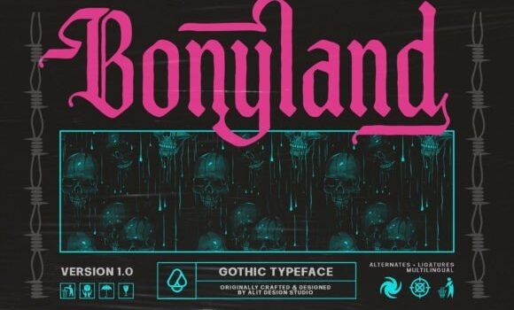 Bonyland Font: Fonts Free Download Bonyland Font - Featured Image