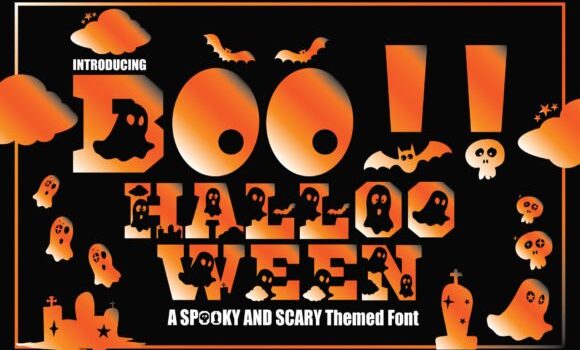 Boo!! Halloween Font: Fonts Free Download Boo!! Halloween Font - Featured Image