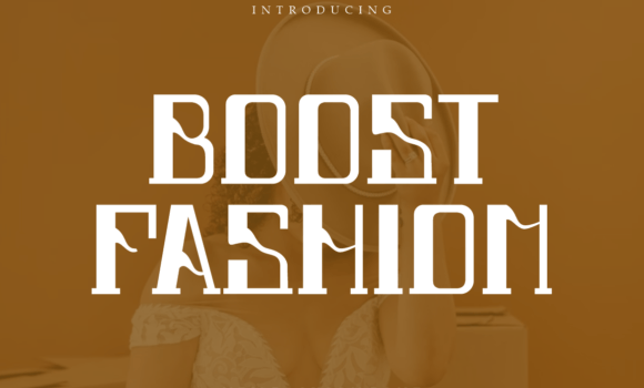 Boost Fashion Font - Featured Image