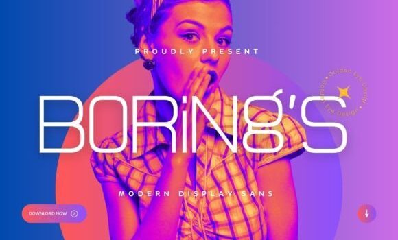Boring’s Font: Fonts Free Download Boring's Font - Featured Image