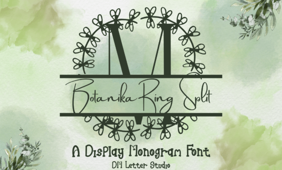 Botanika Ring Split Monogram Font: Fonts Free Download Botanika Ring Split Monogram Font - Featured Image