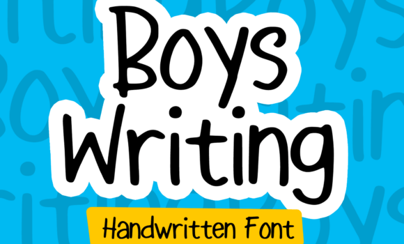 Boys Writing Font: Fonts Free Download Boys Writing Font - Featured Image