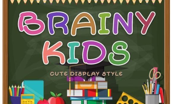 Brainy Kids Font: Fonts Free Download Brainy Kids Font - Featured Image