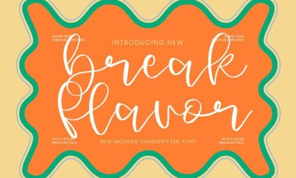 Break Flavor Font - Featured Image