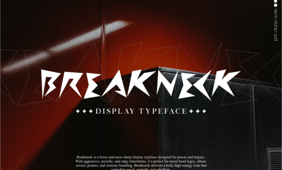 Breakneck Font: Fonts Free Download Breakneck Font - Featured Image