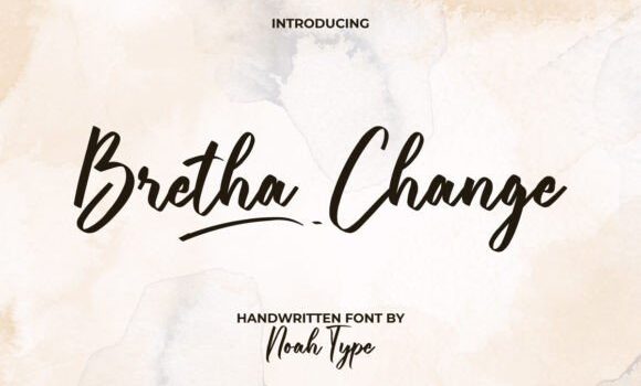 Bretha Change Font: Fonts Free Download Bretha Change Font - Featured Image