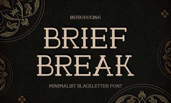 Brief Break Font: Fonts Free Download Brief Break Font - Featured Image