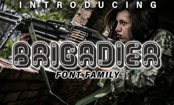 Brigadier Font - Featured Image
