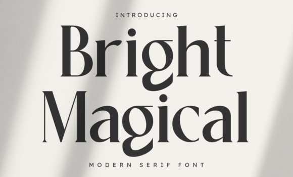 Bright Magical Font - Featured Image