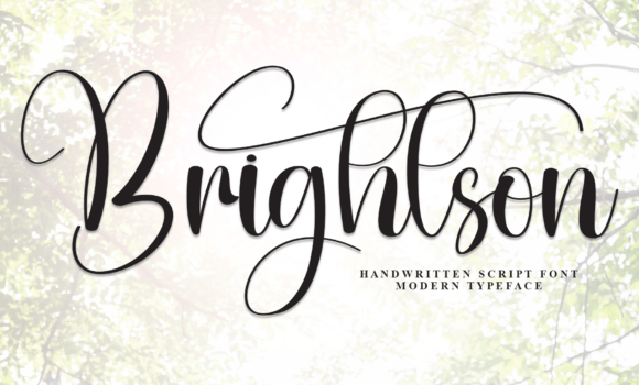 Brightson Font - Featured Image