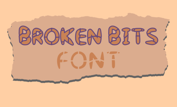 Broken Bits Font: Fonts Free Download Broken Bits Font - Featured Image