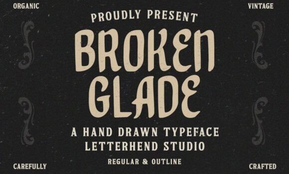 Broken Glade Font: Fonts Free Download Broken Glade Font - Featured Image