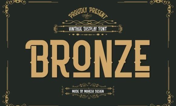 Bronze Font: Fonts Free Download Bronze Font - Featured Image