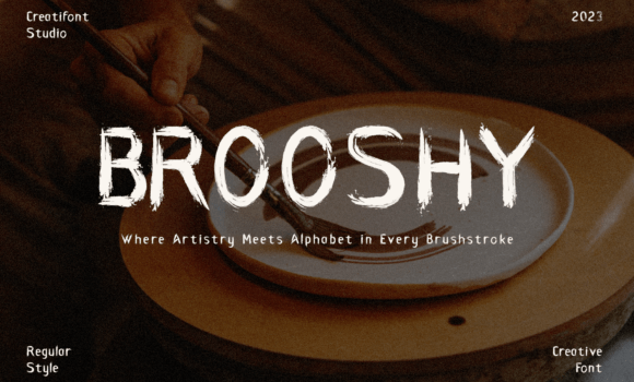Brooshy Font: Fonts Free Download Brooshy Font - Featured Image