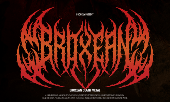 Broxean Font: Fonts Free Download Broxean Font - Featured Image