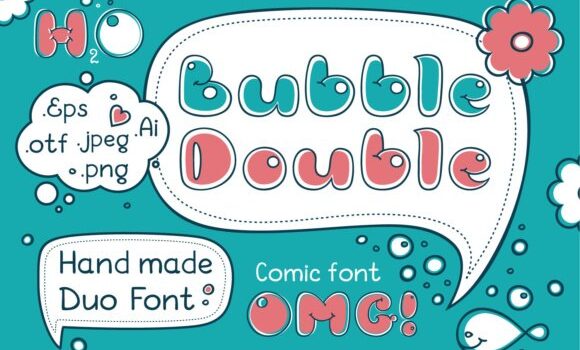 Bubble Double Duo Font: Fonts Free Download Bubble Double Duo Font - Featured Image