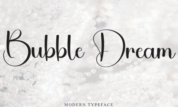 Bubble Dream Font - Featured Image