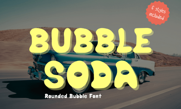 Bubble Soda Font - Featured Image