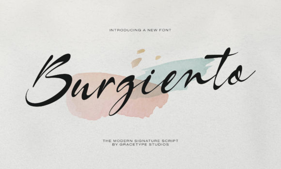 Burgiento Font: Fonts Free Download Burgiento Font - Featured Image