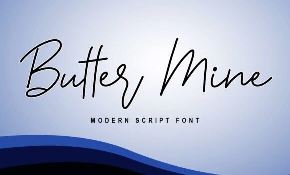 Butter Mine Font: Fonts Free Download Butter Mine Font - Featured Image