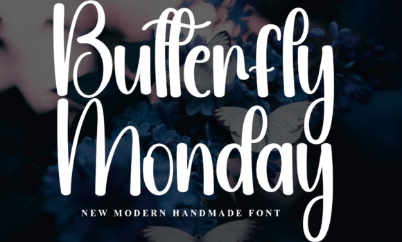 Butterfly Monday Font: Fonts Free Download Butterfly Monday Font - Featured Image
