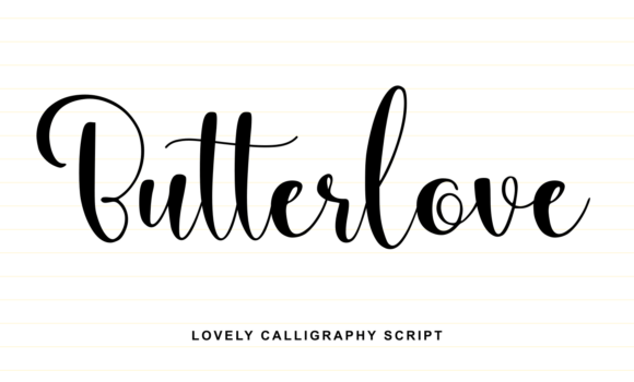 Butterlove Font: Fonts Free Download Butterlove Font - Featured Image