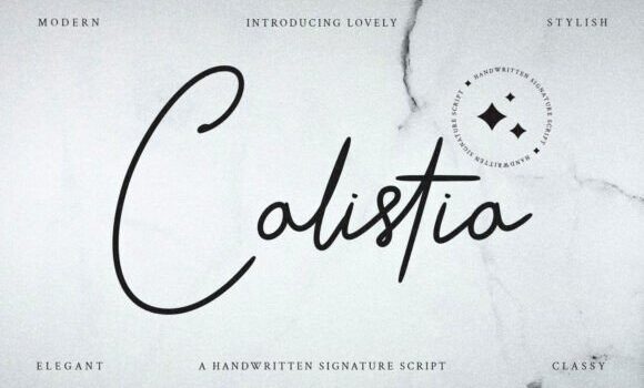 Calistia Font - Featured Image