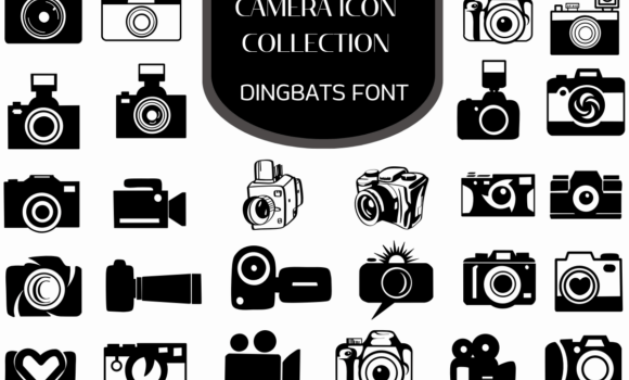 Camera Icon Collection Font: Fonts Free Download Camera Icon Collection Font - Featured Image