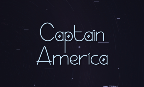 Captain America Font: Fonts Free Download Captain America Font - Featured Image