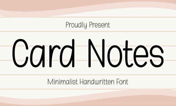 Card Notes Font: Fonts Free Download Card Notes Font - Featured Image
