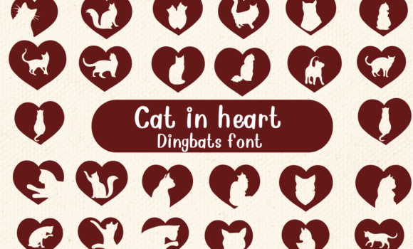 Cat in Heart Font: Fonts Free Download Cat in Heart Font - Featured Image