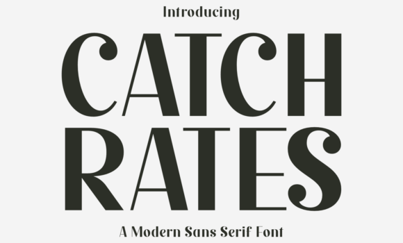 Catch Rates Font - Featured Image
