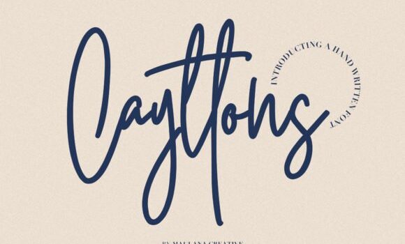 Cayttons Font: Fonts Free Download Cayttons Font - Featured Image