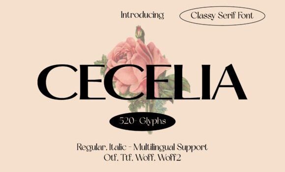 Cecelia Font: Fonts Free Download Cecelia Font - Featured Image