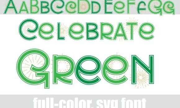 Celebrate Green Font - Featured Image
