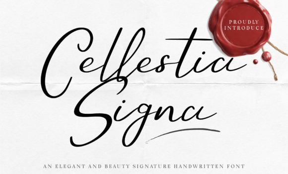 Cellestia Signa Font - Featured Image