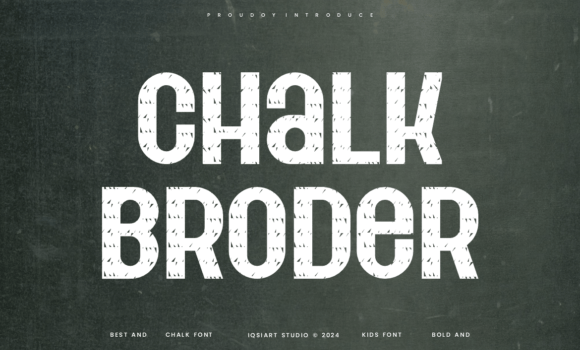 Chalk Broder Font: Fonts Free Download Chalk Broder Font - Featured Image