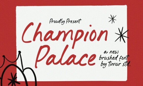 Champion Palace Font: Fonts Free Download Champion Palace Font - Featured Image