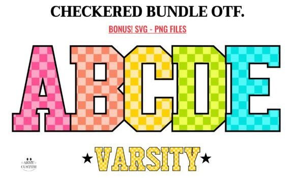 Checkered Back to School Font: Fonts Free Download Checkered Back to School Font - Featured Image