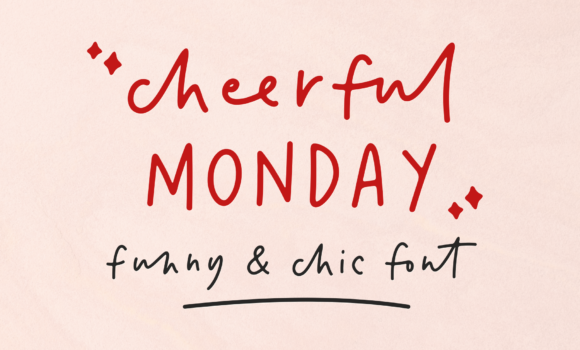 Cheerful Monday Font: Fonts Free Download Cheerful Monday Font - Featured Image