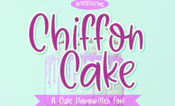 Chiffon Cake Font: Fonts Free Download Chiffon Cake Font - Featured Image