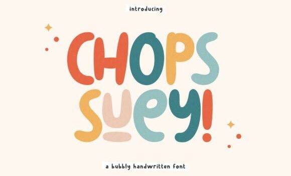 Chops Suey Font - Featured Image