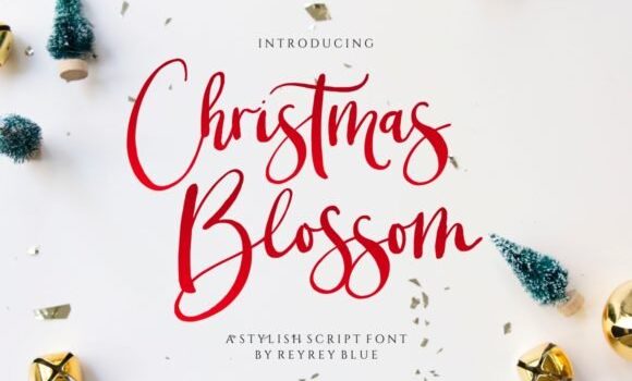 Christmas Blossom Font: Fonts Free Download Christmas Blossom Font - Featured Image