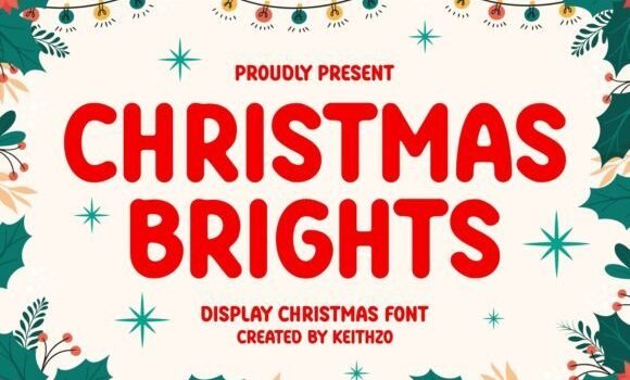 Christmas Brights Font: Fonts Free Download Christmas Brights Font - Featured Image