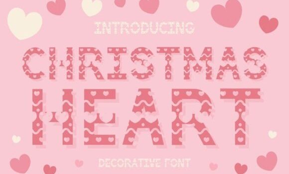 Christmas Heart Font: Fonts Free Download Christmas Heart Font - Featured Image