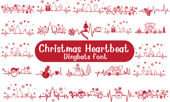 Christmas Heartbeat Font: Fonts Free Download Christmas Heartbeat Font - Featured Image