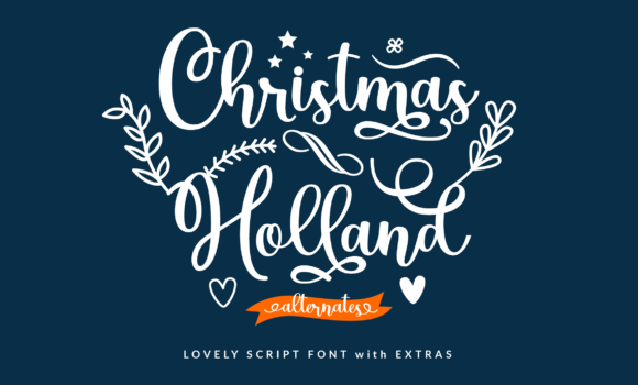 Christmas Holland Font - Featured Image